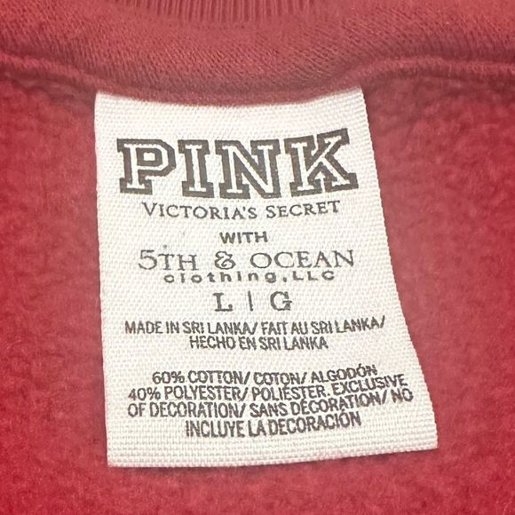 PINK Victoria’s Secret Temple University Crew Neck Sweatshirt - Picture 5 of 5